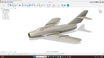 The easiest way to model a Mig 17 in Fusion 360/CAD