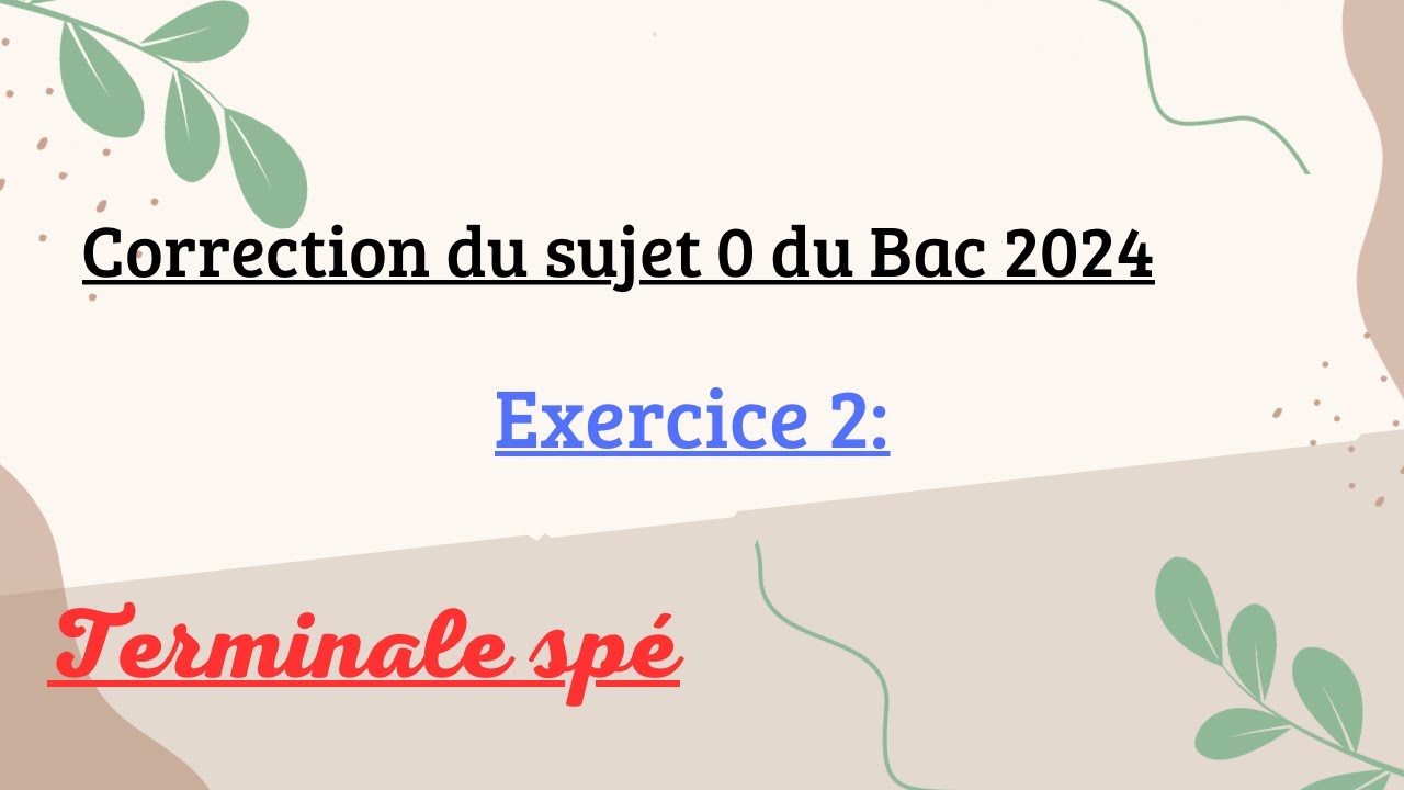 Sujet Probable Bac Ses 2024 www.youtube.com