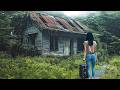 Young female CEO leaves city life to renovate her forest home after storm - Enjoying a peaceful life