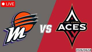 Phoenix Mercury vs Las Vegas Aces LIVE 🔴 | WNBA Live Today 2026 | Gameplay Simulation 🏀🔥
