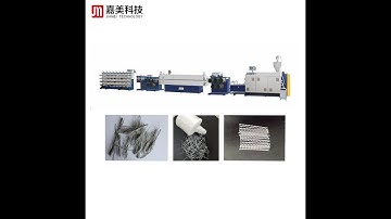 Macro fiber machine /Concrete cement PP fiber production line