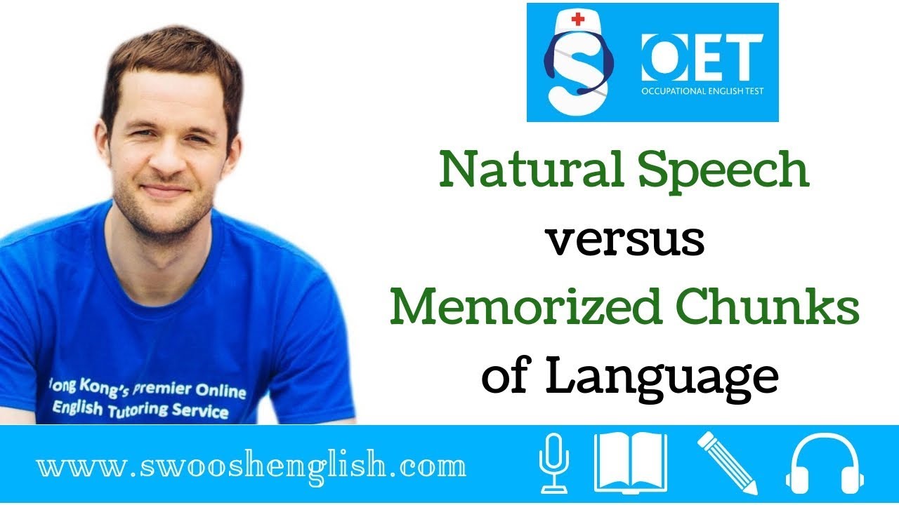 Natural Speech versus Memorized Chunks of Language