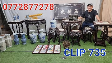 Clip Số 735 (20/4/2022) Bộ Bàn Ghế Cẩn Ốc 6 món 29 Triệu, Đồ Gỗ Giá Rẽ Bất Ngờ, Gốm Sứ, Đồ Cổ, ltk