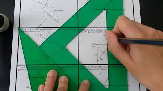 Sistema Diédrico - Perpendicularidad 1 (Parte 1) Sistema Diédrico - Perpendicularidad 1 (Parte 1)