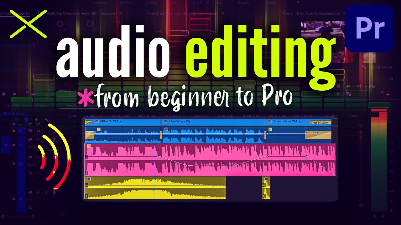 How to EDIT AUDIO in Premiere Pro CC // Tutorial for Beginners! YouTube