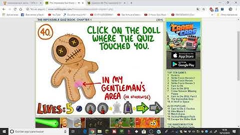 The impossible quiz book chapter 1 any% speedrun