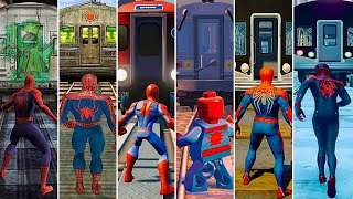 Evolution of Spiderman Vs Train Damage in Spider-Man Games 2002 - 2022