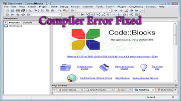 Compiler Error in Codeblocks [Fixed] 1000% Working