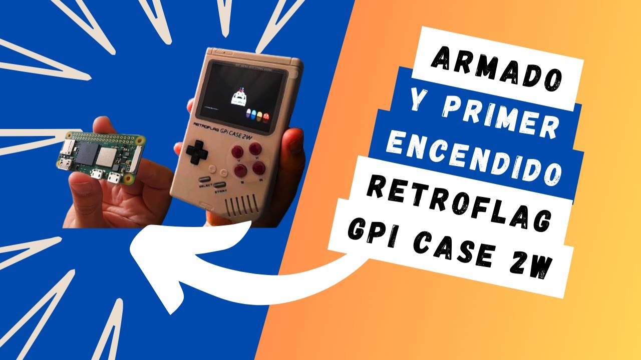 RETROFLAG GPi CASE 2W + Pi Zero 2W: ARMADO, DISIPADOR y ¡PRIMER ENCENDIDO EXITOSO! 🥳 [Recalbox]