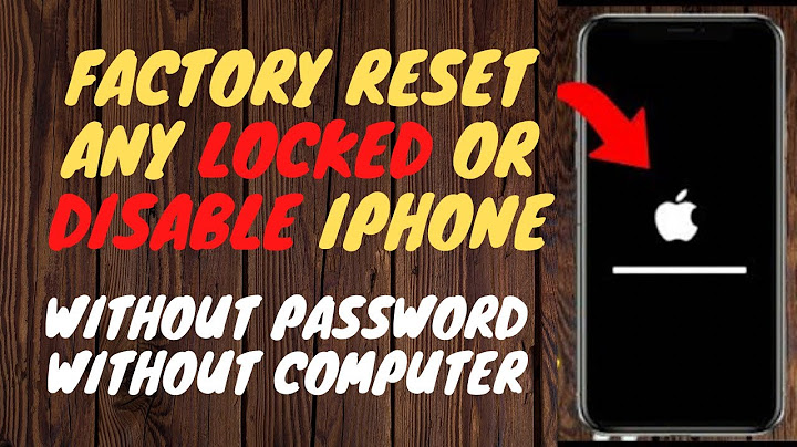 How to reset iphone without apple id password or computer