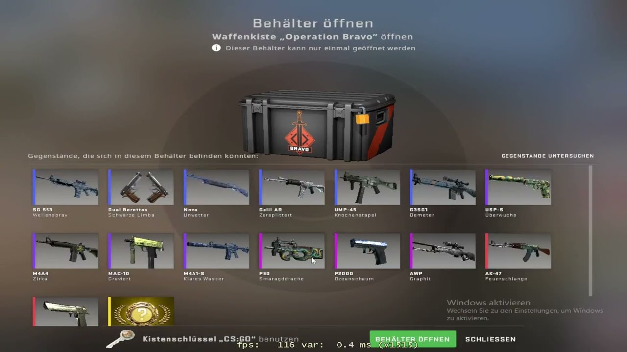 Opening a Bravo case! csgo unboxing YouTube