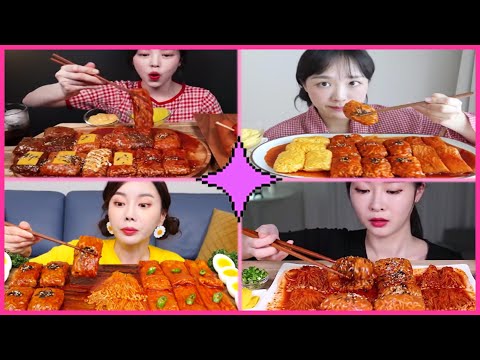 Video [TỔNG HỢP MUKBANG] bánh tráng cuốn mì siêu cay!! - youtube