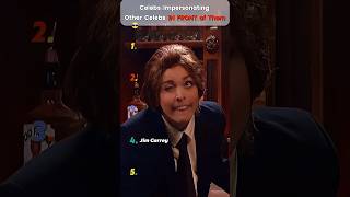 Celebs Impersonating Other Celebs IN FRONT of Them #celebrity #impression #ranking #funny #viral