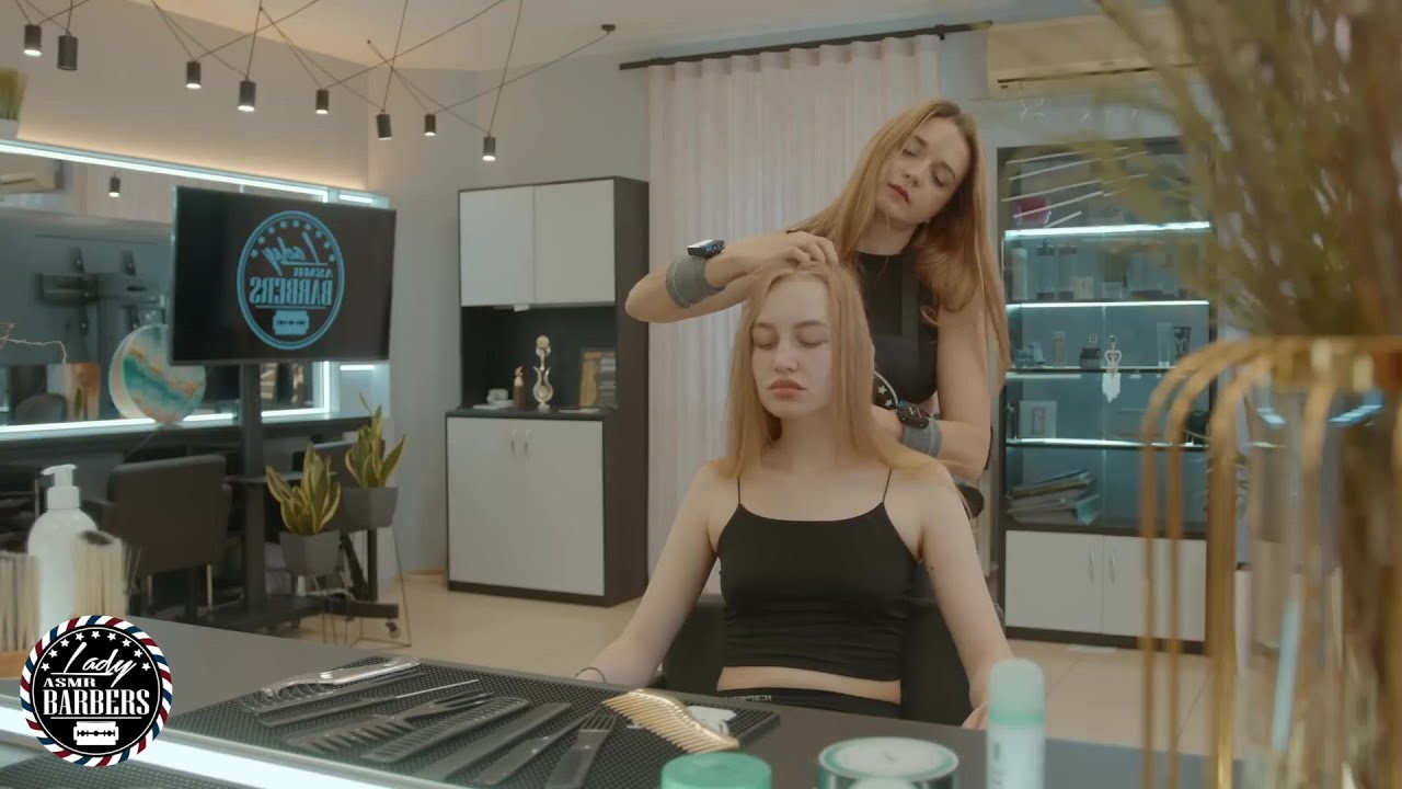 Whispers of Calm ASMR Massage by Barber Lady Marta