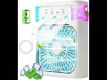Portable Air Conditioners, 2000mAh Rechargeable Mini Air Cooler Fans, 500ML Personal Portable