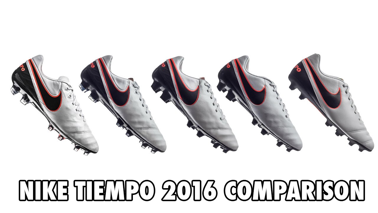 Nike Tiempo 2016 Comparison (Legend - Legacy - Mystic - Genio - Rio) -  YouTube
