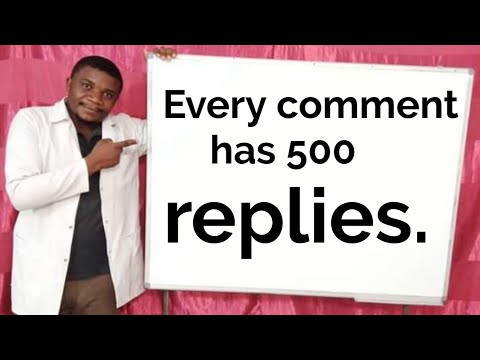 Every comment has 500 replies. - YouTube