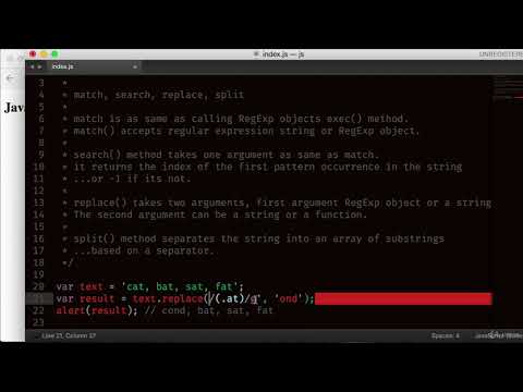 053 String manipulation using match search replace and split