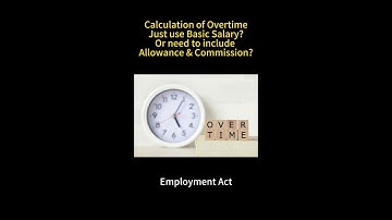 Calculation of Overtime just use Basic Salary? Or need to include Allowance & Commission?