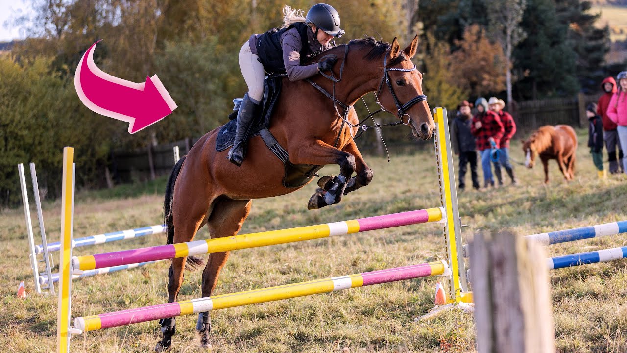 Elise 🏆 v akcii! 🐎 Parkúr & Endurance – Sklené 2025 vibes ✨ 