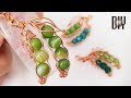 Peas in the pod | Pendant | Crystal beads | Weaving herringbone | How to make @Lan Anh Handmade 738