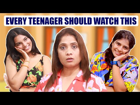 SCHOOL FIRST CRUSH | MOM v/s TEEN | Ayu and Anu Twin Sisters
