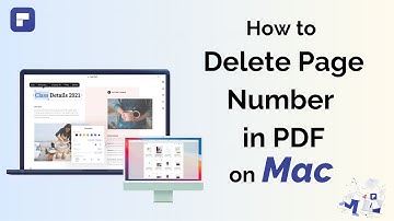 How to Delete Page Numbers in a PDF File on Mac | Wondershare PDFelement 8