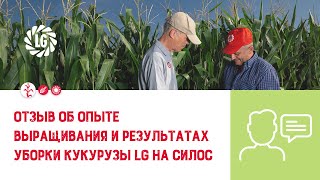 Уборка кукурузы LG на силос / Отзыв агрария