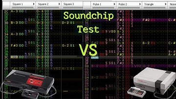 Sound chip test / comparación - SN76489 V.S. 2A03