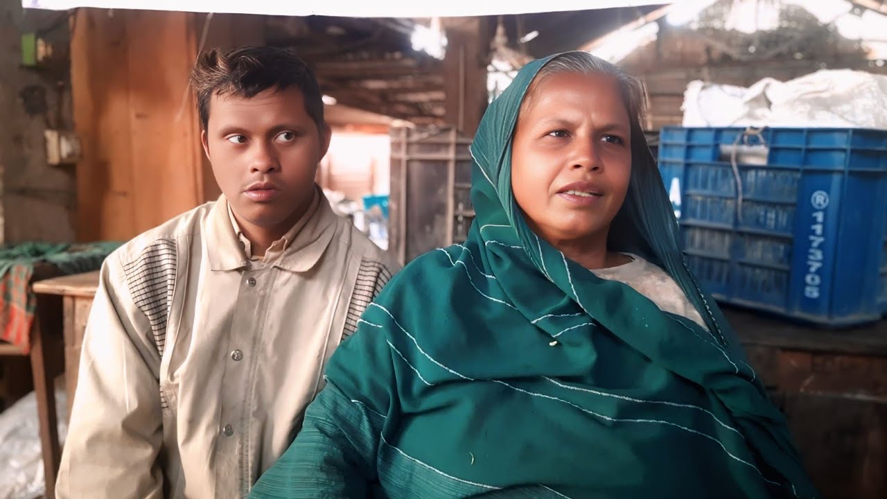 প্রতিবন্ধী ছেলেকে সাথে নিয়েই সাহায্য করতে হয় 