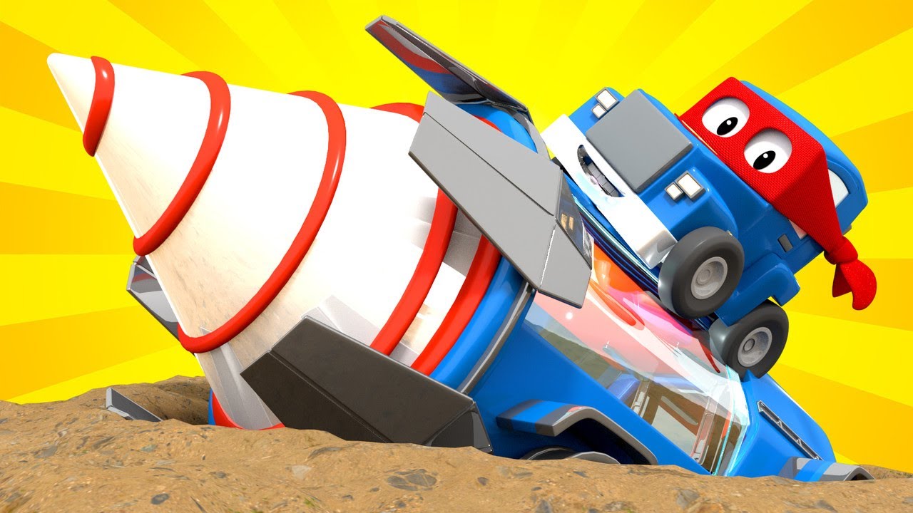 Lastwagen Zeichentrickfilme für Kinder -  Der riesige Bohrer - Autopolis 🚒 Cartoons für Kinder 🚓