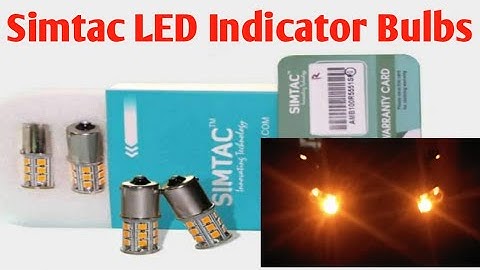 Simtac LED Indicator Bulbs Amber Color unboxing and review