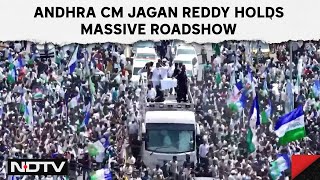 Andhra News | Andhra CM YS Jagan Mohan Reddy Holds Massive Roadshow At Ravulapalem, East Godavari