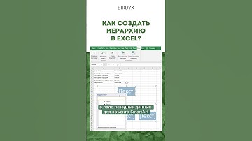 Excel: визуальная иерархия в таблице эксель #shorts #excel #эксель #excelобучение
