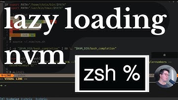 improving your zsh startup time by a lot (node version manager is the problem)