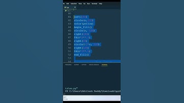 Draw Chrome Logo using Python