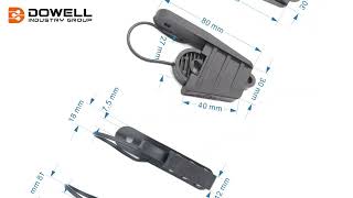Outdoor FTTH Drop Wire Clamp China Dowell