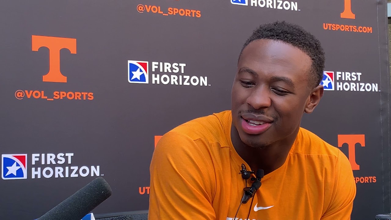 Tennessee Football: Theo Jackson talks during Missouri week