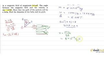 A particle having a charge of `5.0 mu C` and a mass of `5.0x 10^(-12)kg` is projected with a spe...