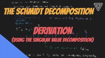 The Schmidt Decomposition (Derivation)