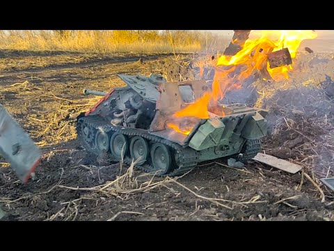 Видео: Jagdpanther 8.8 cm Pak 43 gun в разрезе из пластилина