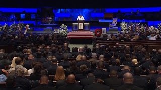 Funeral Services Held For Slain Dallas Police Officers Killed In Cop Ambush