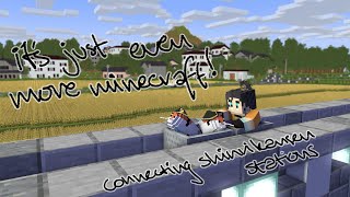 【Minecraft】 Minecraft, finishing a station and connecting a few together!