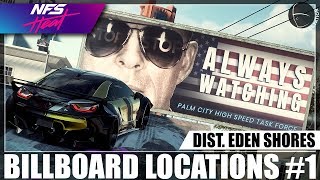 Need For Speed Heat Billboard Locations Dist. Eden Shores