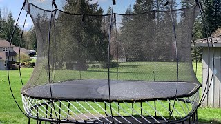 Spring Free Trampoline S113 Used Install Mistakes Made by harkeyii 1,875 views 1 year ago 10 minutes, 36 seconds
