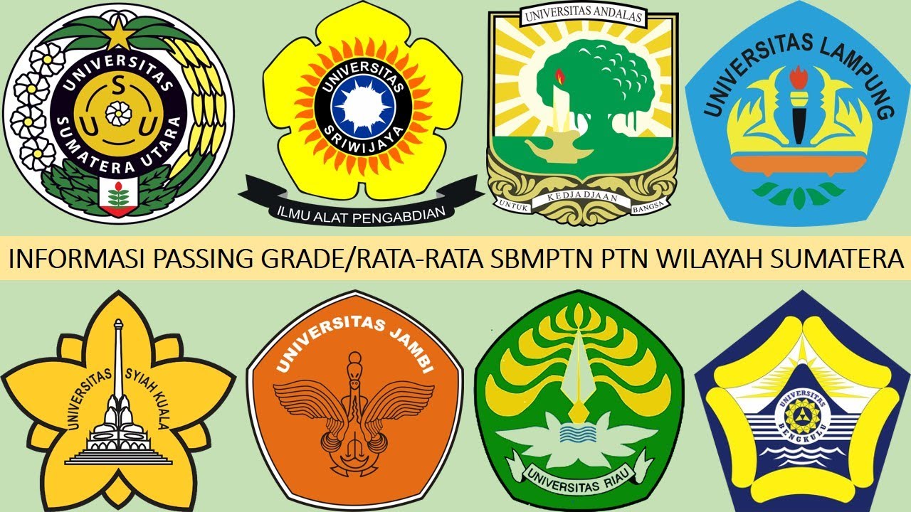 Passing Grade SBMPTN 2020 Wilayah PTN Sumatera - YouTube