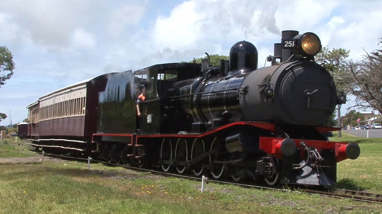 Steam Trains on the Bellarine Peninsula Australian Trains YouTube