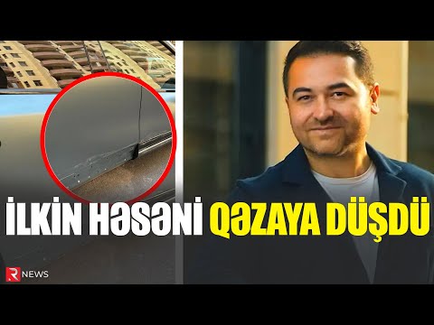İlkin Həsəni yeni maşını ilə QƏZAYA DÜŞDÜ - RTV