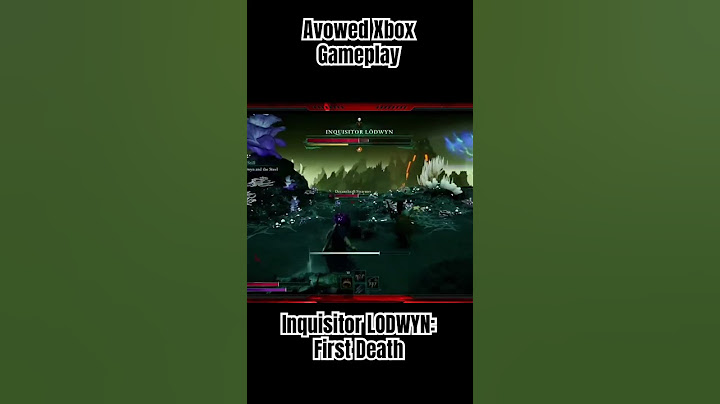 Inquisitor LODWYN : First Death : Avowed Xbox Gameplay
