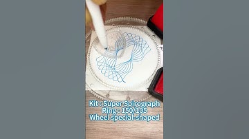 How many rotations did the pen make in total?#Spirographic#shorts#tiktok #art #drawing #satisfying